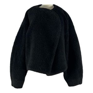 toteme bellac faux fur jacket, size s